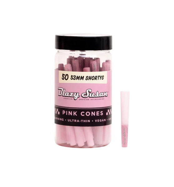 Blazing Suzan Pink Pre Rolled Cones | 50 Count